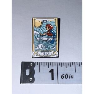 The Sun Tarot Card Pin Brooch
